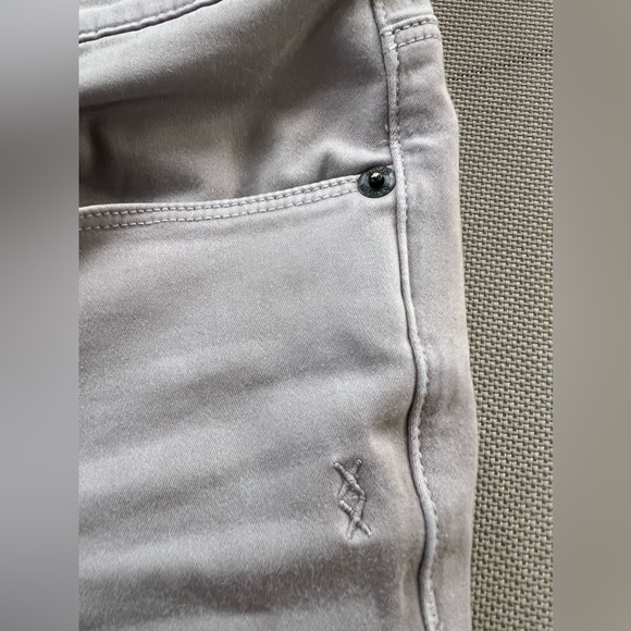 Genetic Women Stem Jeans Skinny Leg Flat Front Low Rise Khaki Size 27 - Picture 7 of 9